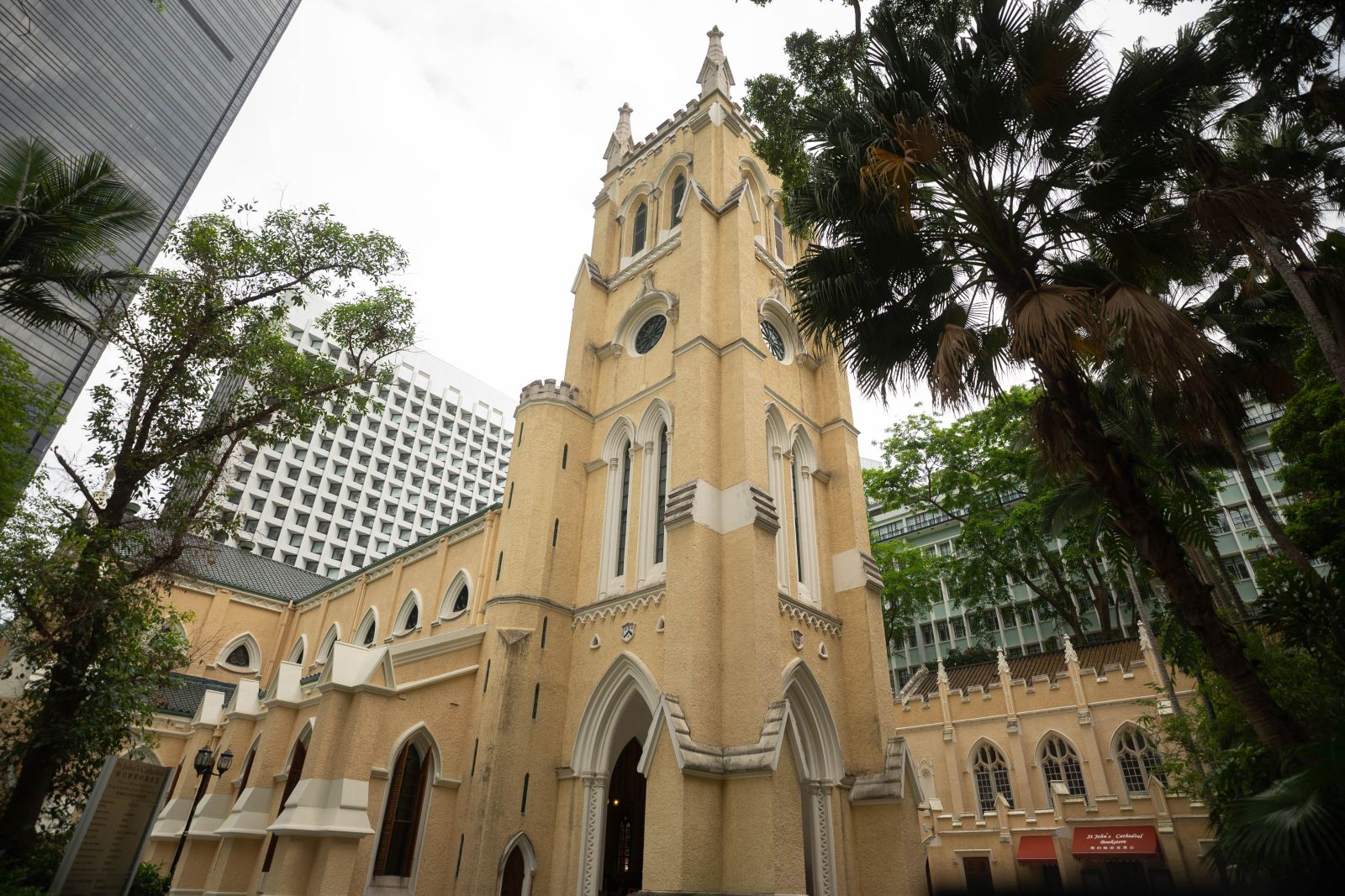 St. John Cathedral, completed in 1849, was one of the first churches in Hong Kong