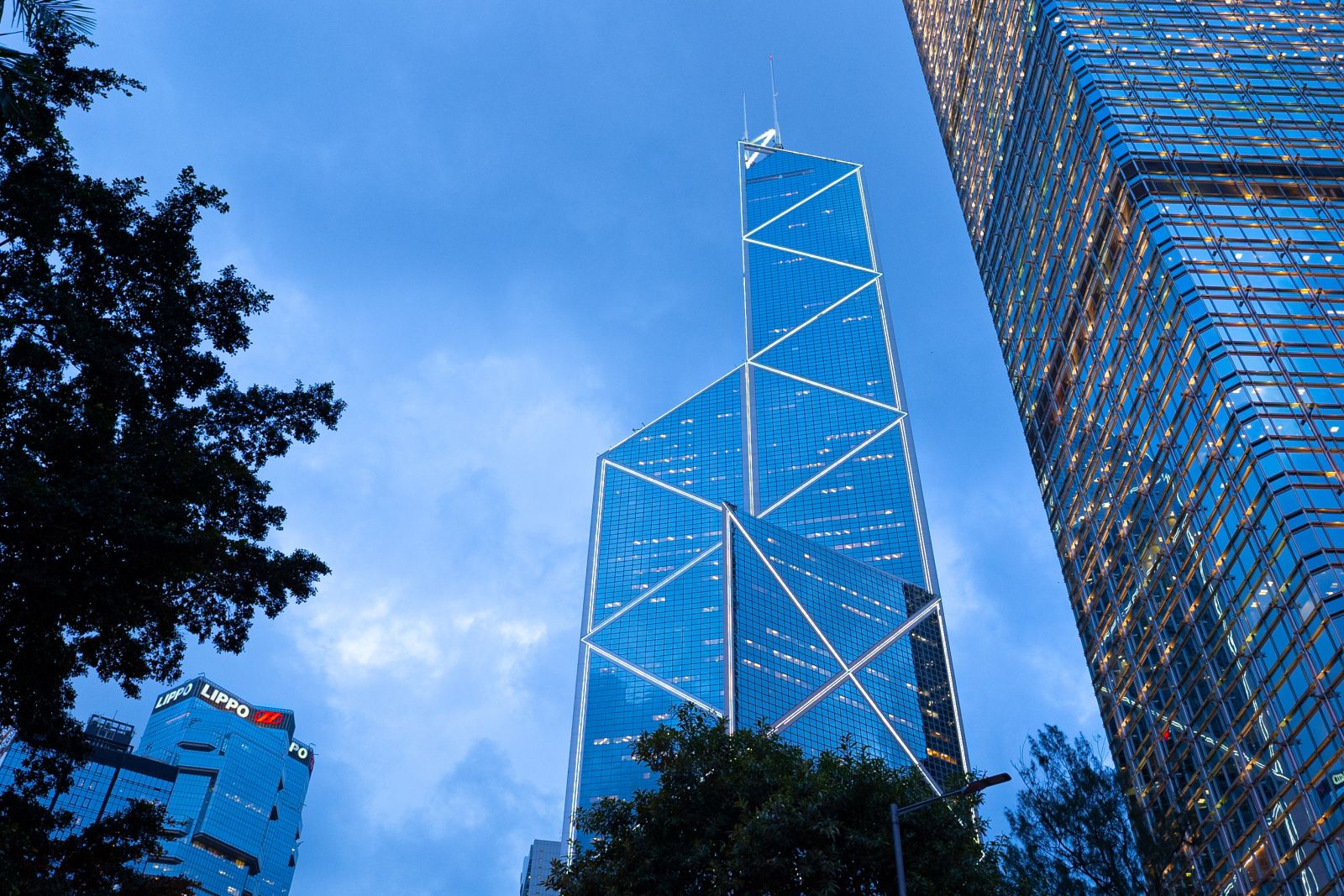 Bank of China Tower is the fourth tallest building in Hong Kong