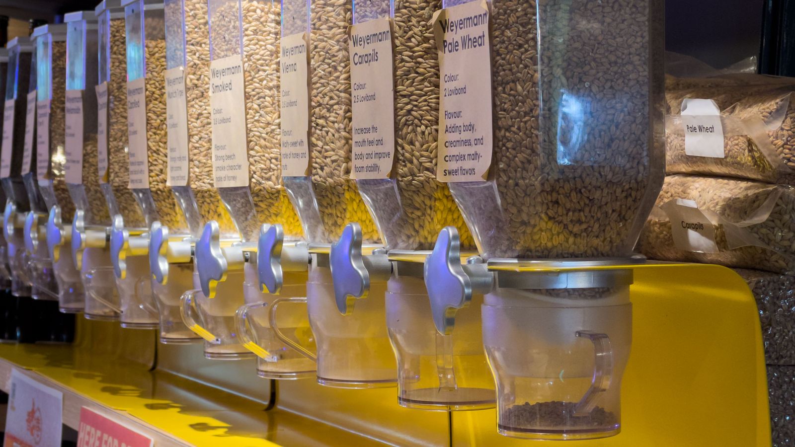 Wheat used in brewing