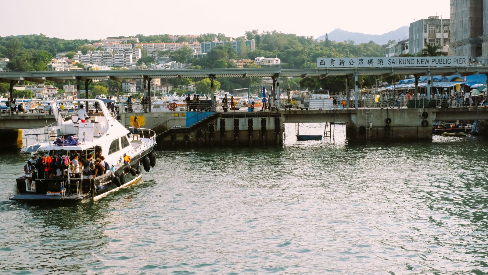 Kaito ferry service in Sai Kung Pier