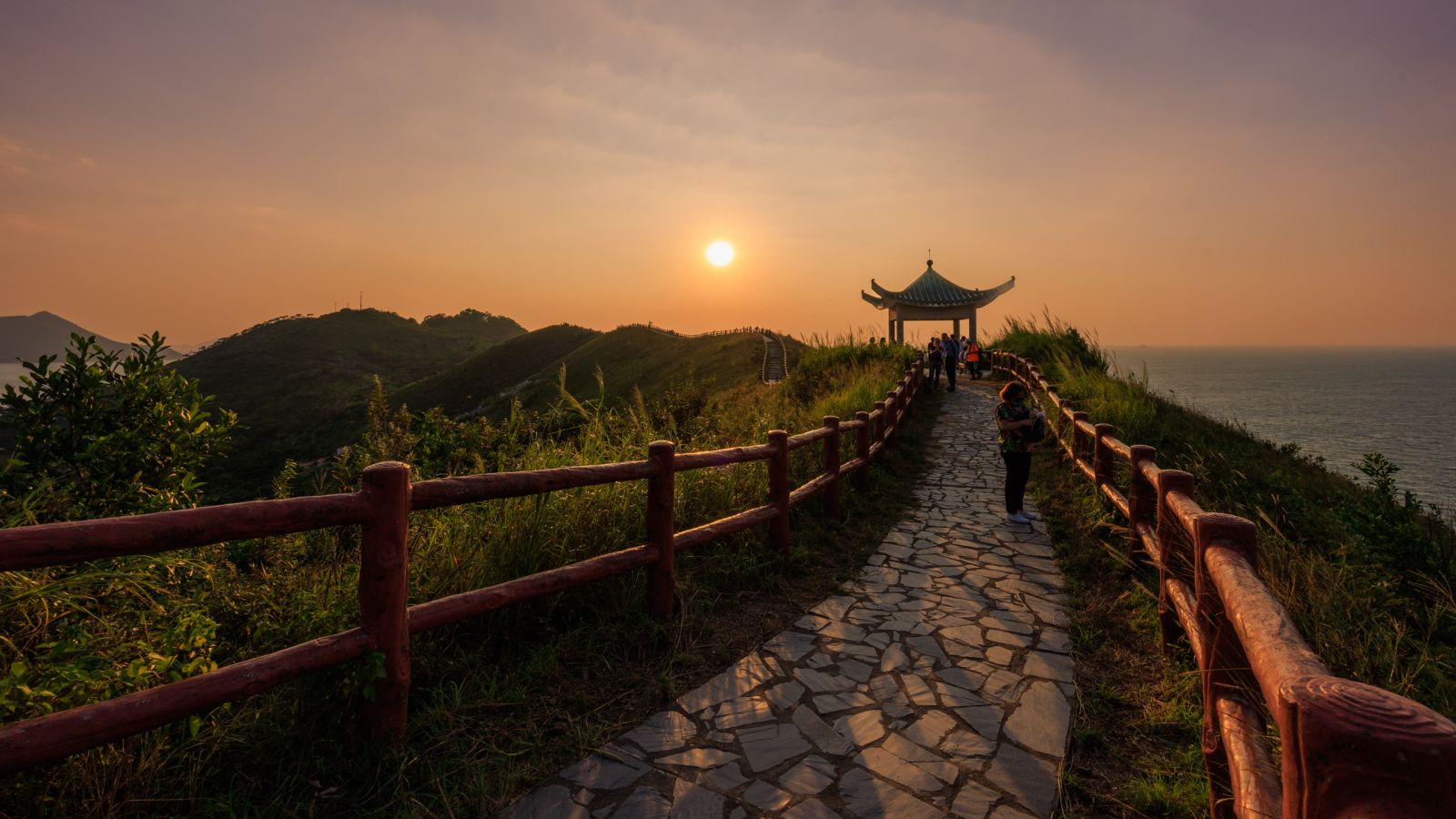 The sunset here is fabulous!