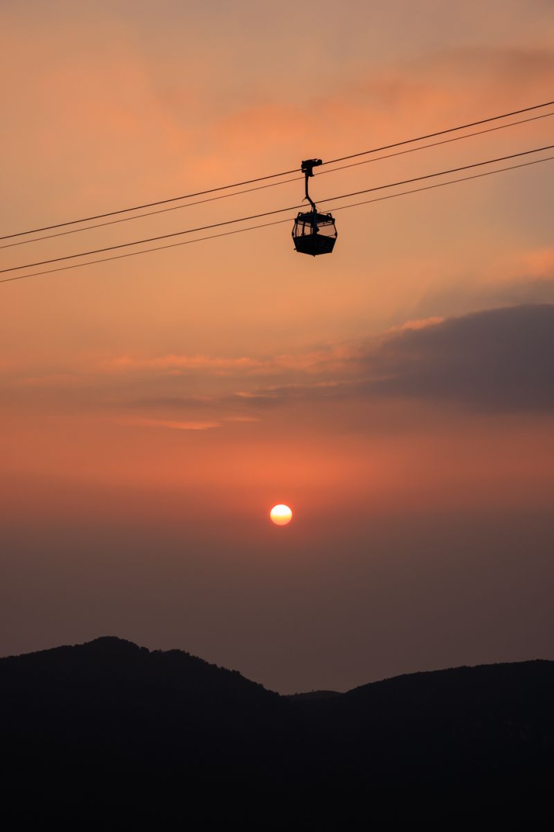 Sunset at Ngong Ping 360 Rescue Trail