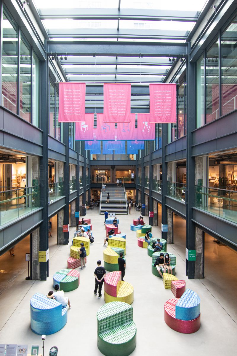 The three-storey space is the original design 