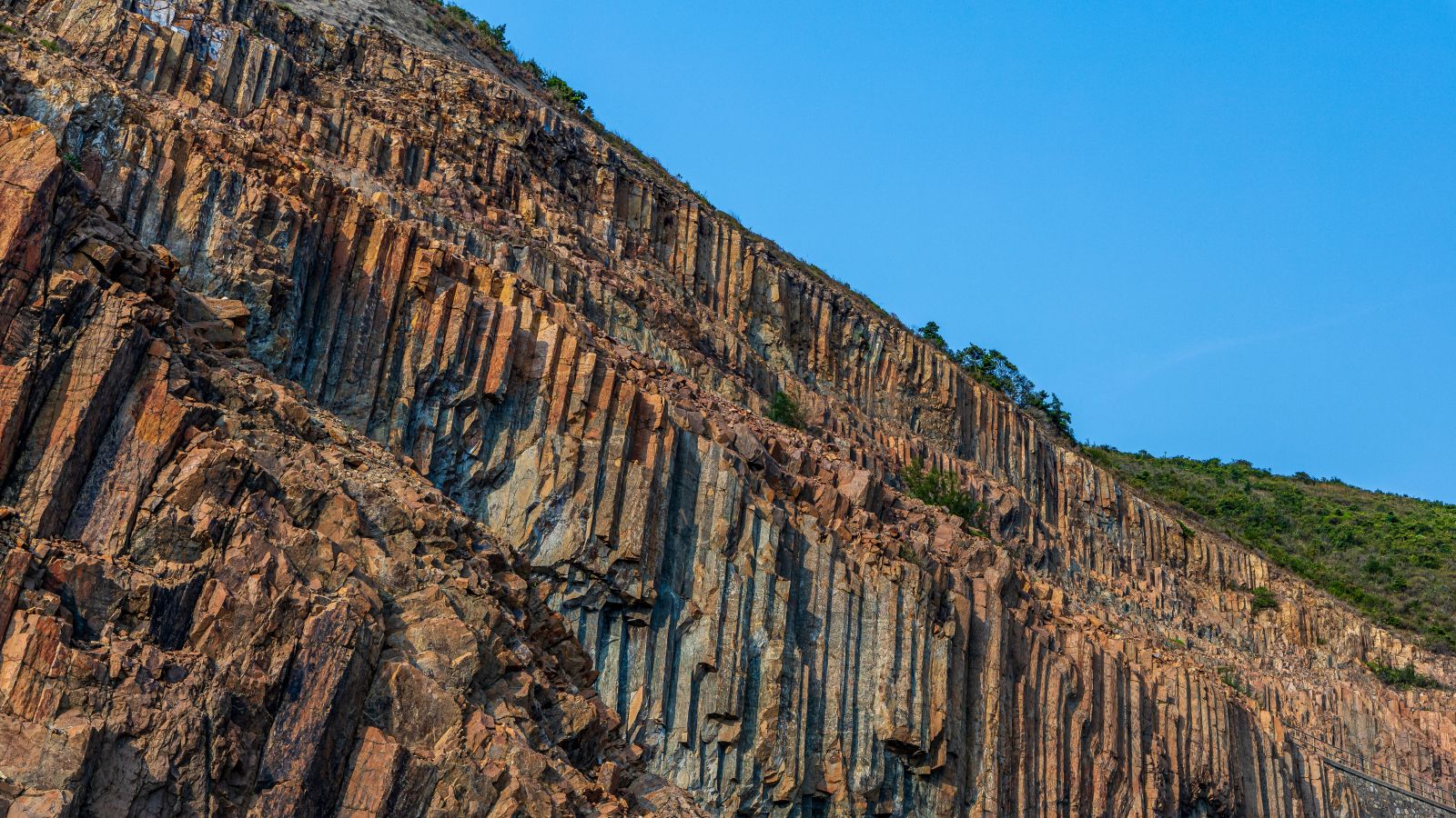 Explore the hexagon rock columns in Geopark