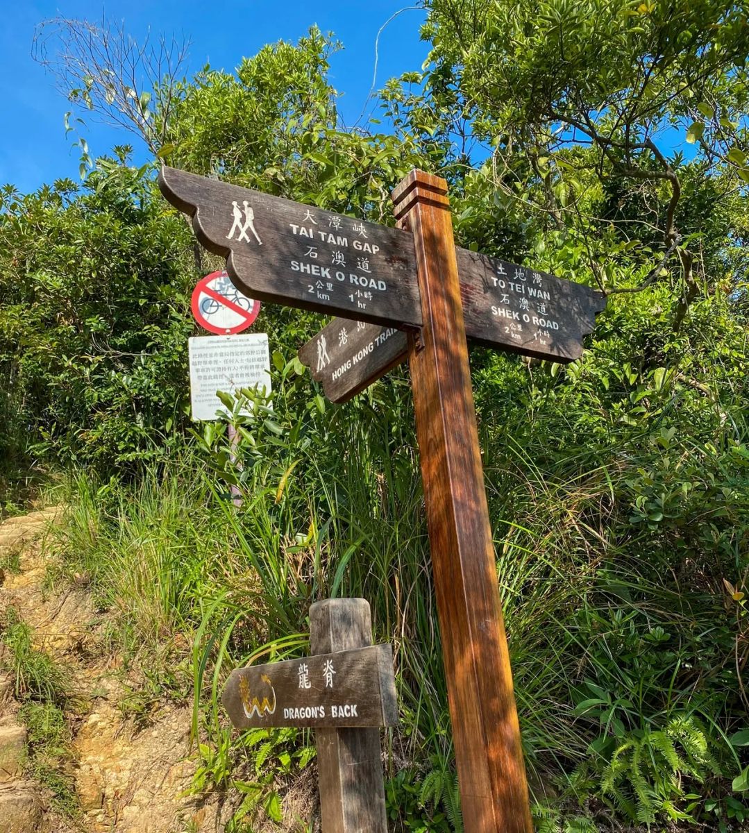 Choose Tai Tam Gap here if you want to go to Big Wave Bay