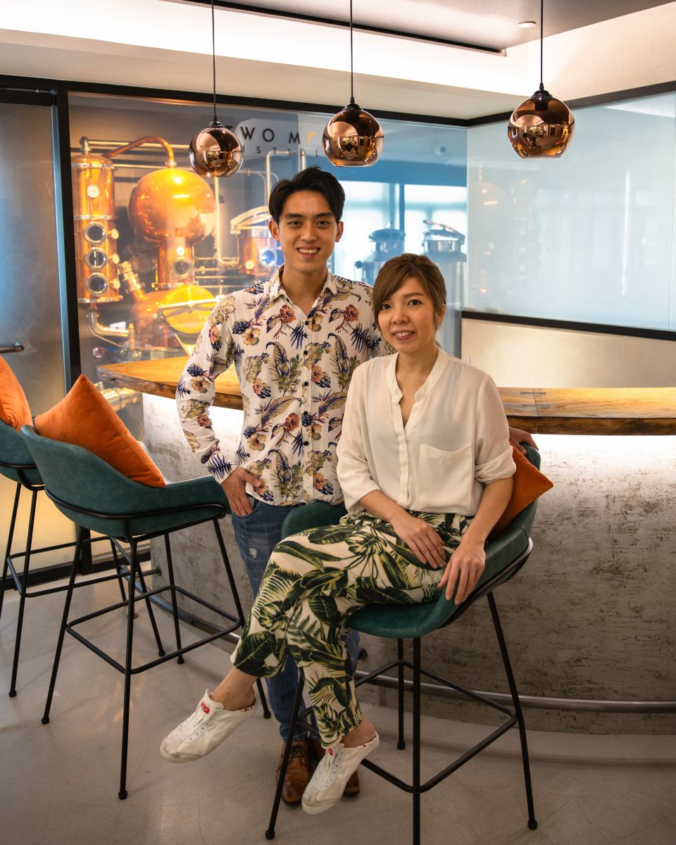 Co-founders: Ivan Chang (left) and Dimple Yuen (right)