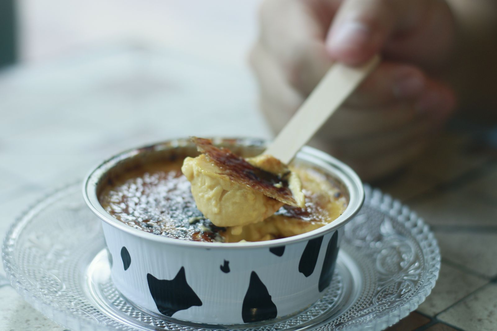 Crème Brulee with Horlick flavor ($35) 