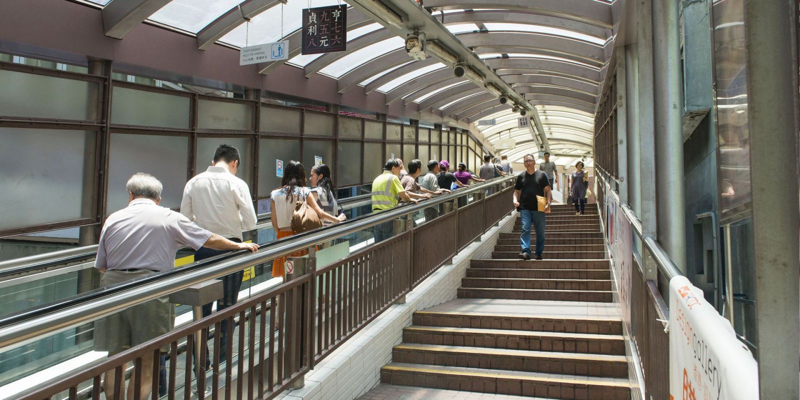 An unforgettable journey on the longest outdoor covered escalator.